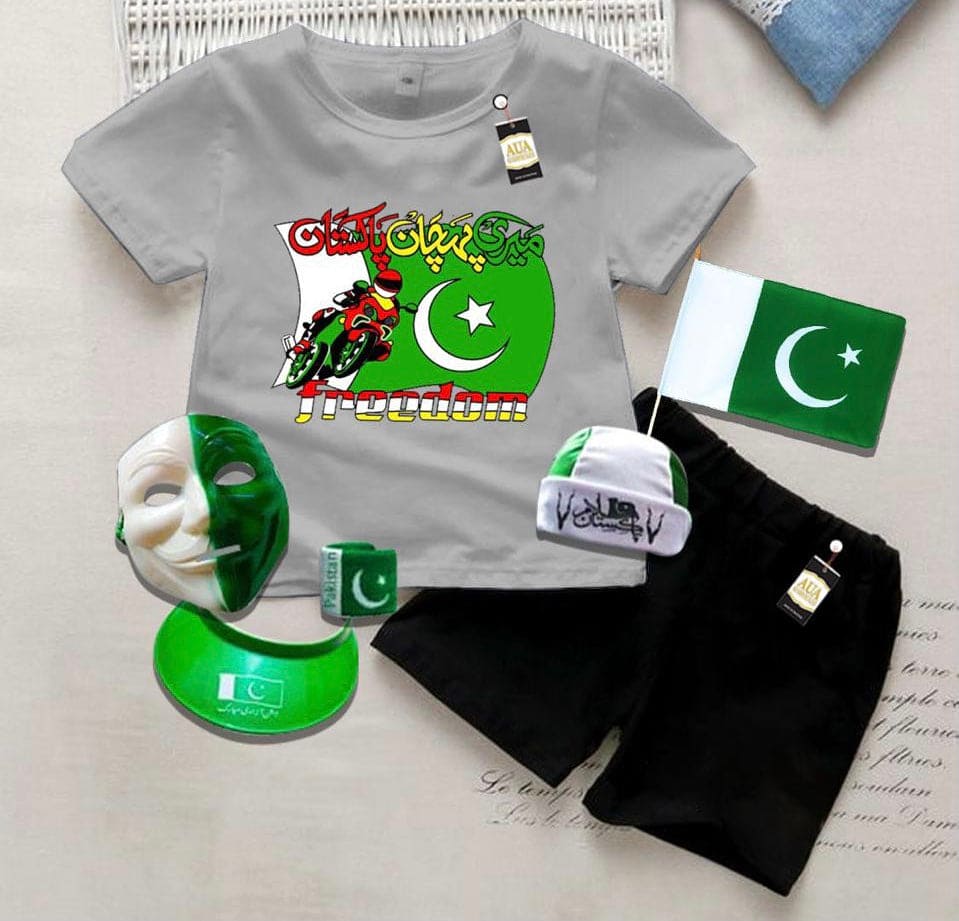 Pakistan Mere Pehchaan kids Suit, Independence Day Kids Suit, 14 August Kid Suit, Independence Day Kid Dress Pakistan Mere Pehchaan kids Suit, Independence Day Kids Suit, 14 August Kid Suit, Independence Day Kid Dress